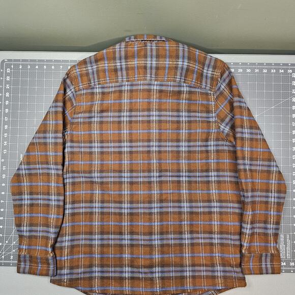 Lee CPO Overshirt Medium Flannel Plaid Shirt Heavyweight Skin Fit Hand Pockets - Picture 11 of 14